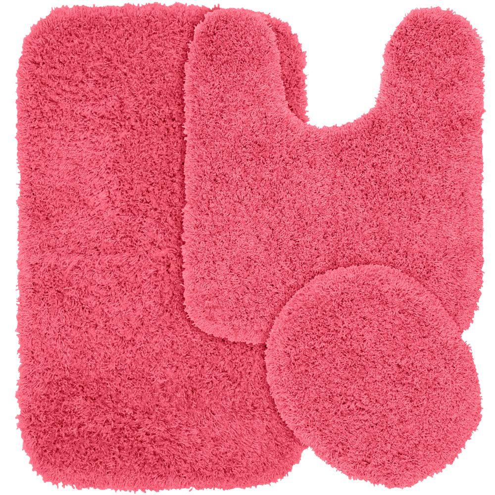 pink garland rug bath rugs mats ben 3pc 11 64_1000