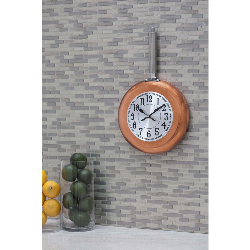 Westclox 3D Apple Wall Clock 32038A The Home Depot