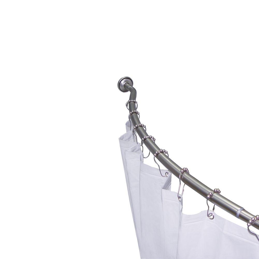 Shower Curtain Rings Hooks Fixed Shower Curtain Rods Shower