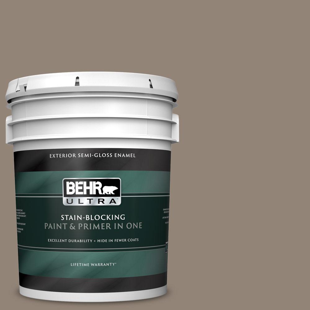 BEHR ULTRA 5 gal. N2205 Ottertail SemiGloss Enamel