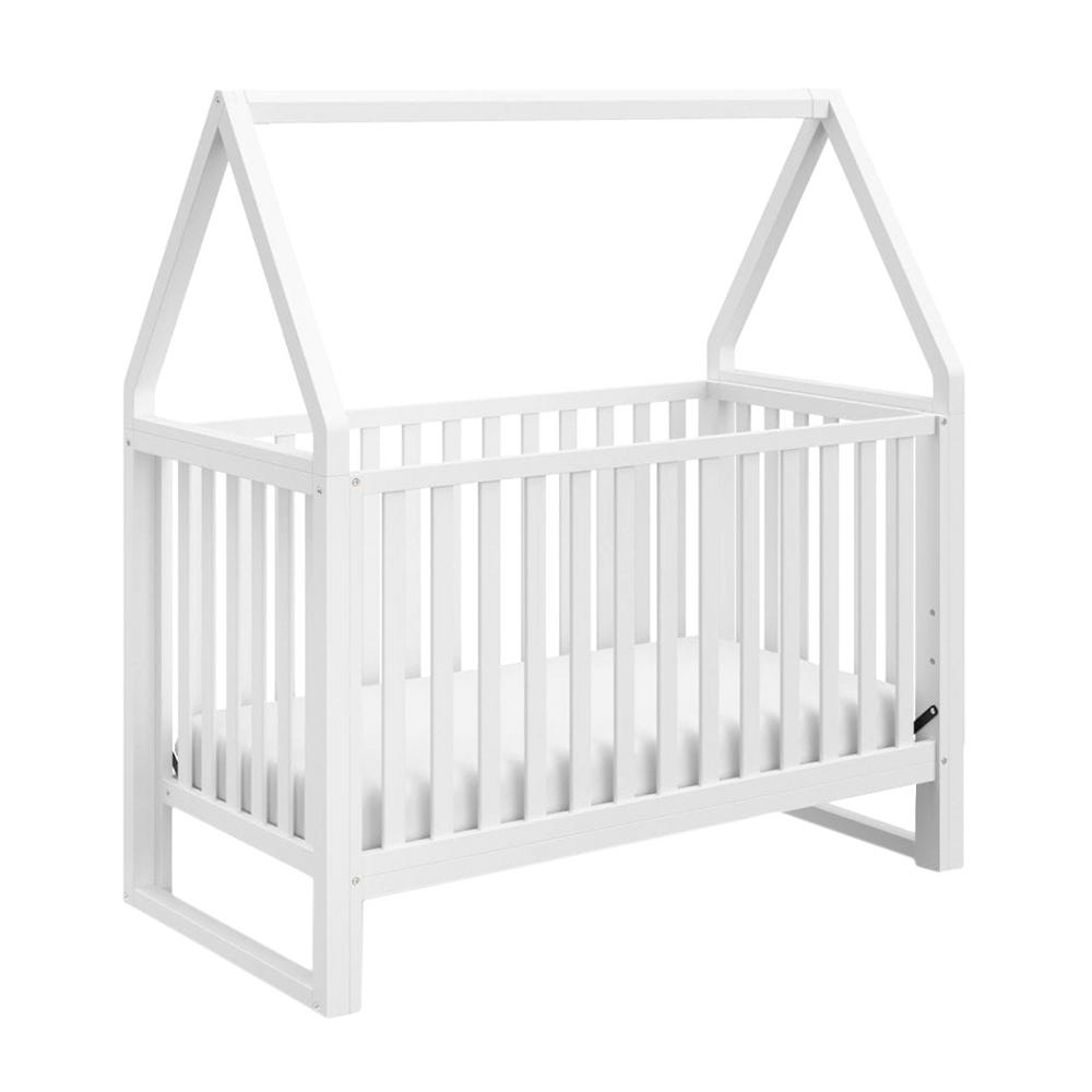 Storkcraft Storkcraft Orchard 5 In 1 Convertible Canopy Crib White