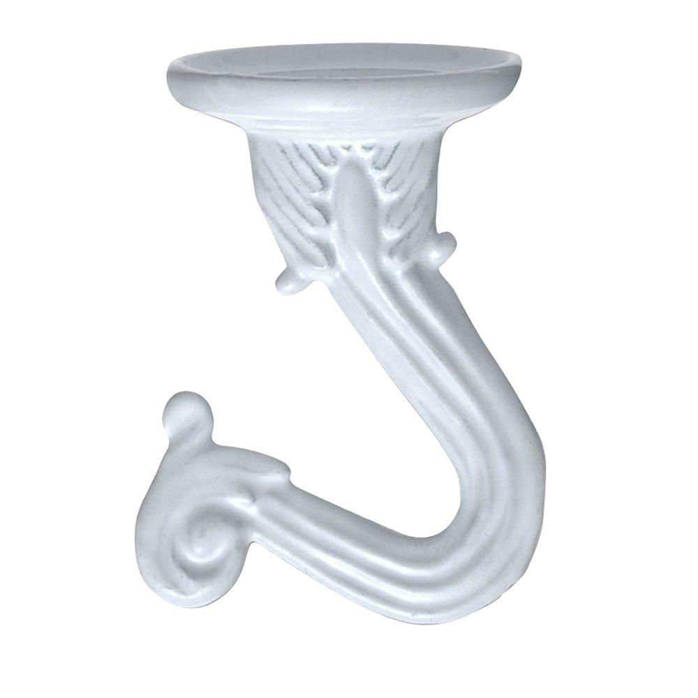 OOK 30 lb. White Enamel Swag Hooks (2Pack)50340 The Home Depot