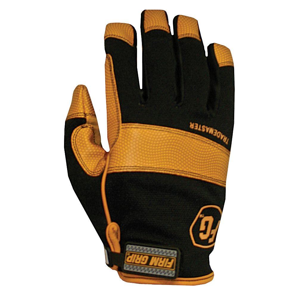 Heavy Duty LATEX COATED GLOVES GRIP MASTER SIZES EX LARGE LARGE MEDIUM