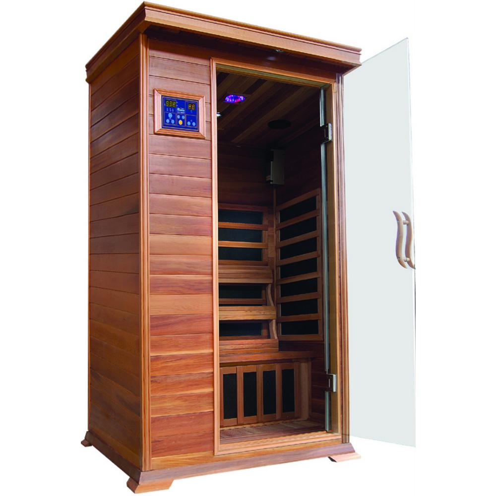 Unbranded Sedona 1-Person Infrared Sauna-HL100K - The Home Depot