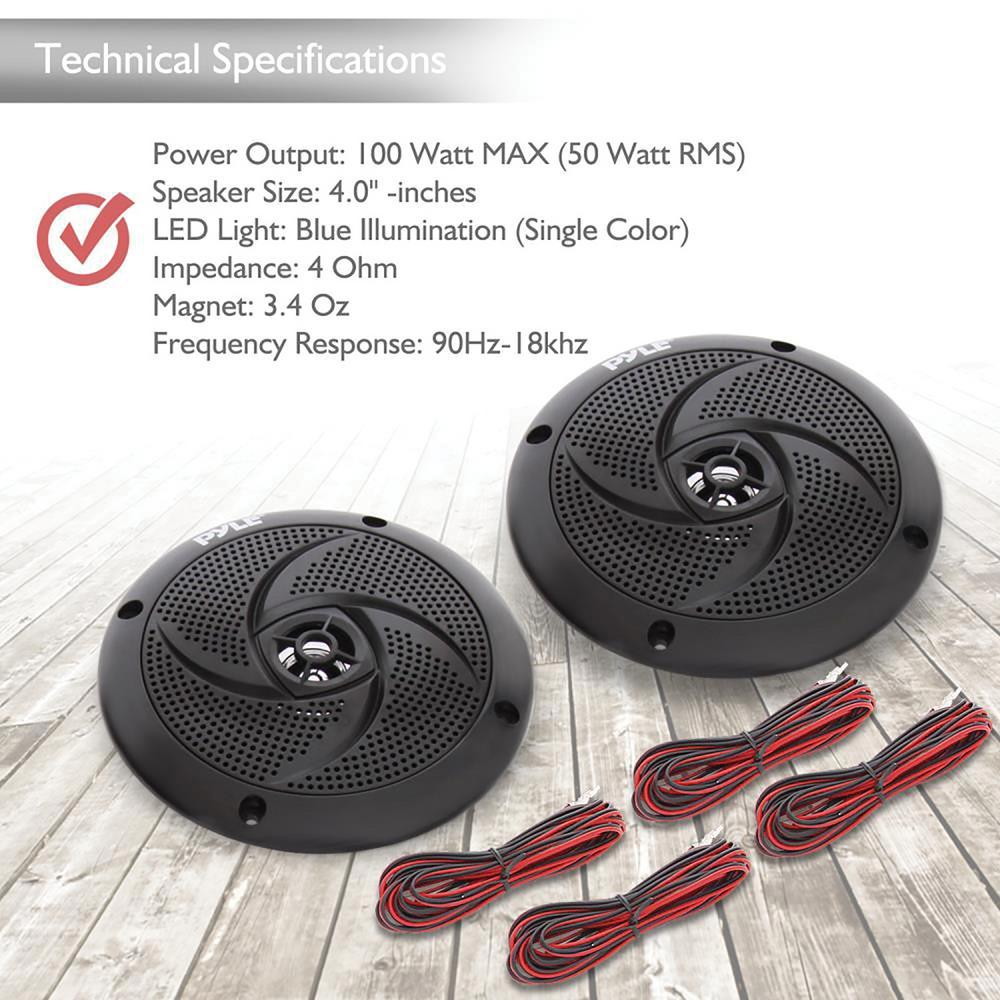 4in marine speakers