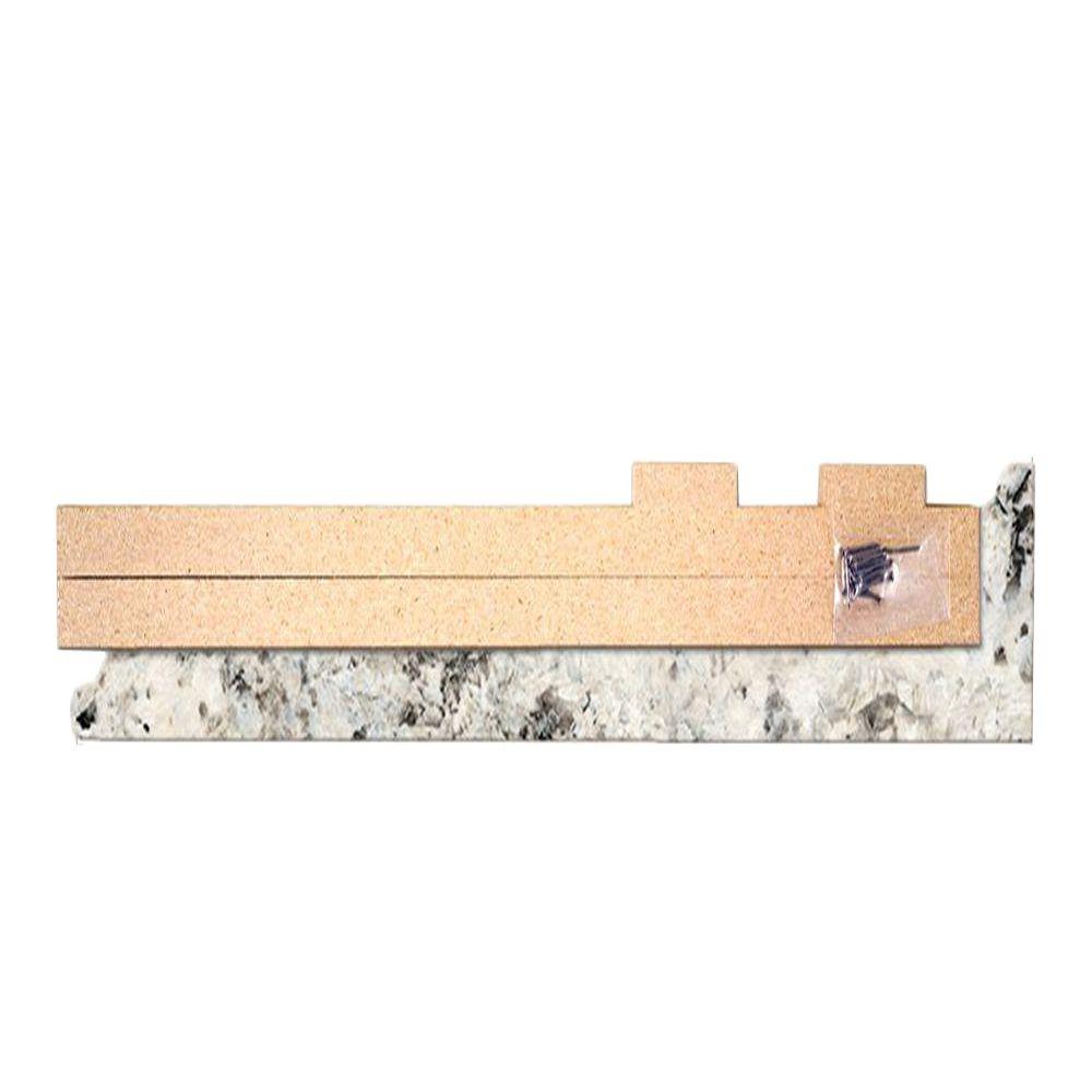 Hampton Bay Valencia Typhoon Ice Laminate Countertop Endcap Kit