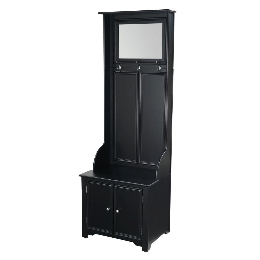 Home Decorators Collection Anna Black Hall Tree84020BLK01KDU The