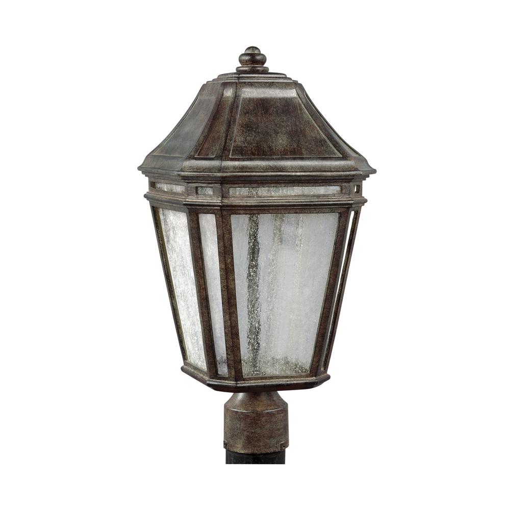 Feiss Londontowne 1Light Outdoor Weathered Chestnut Integrated LED