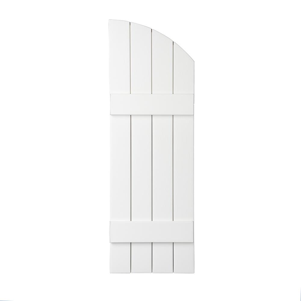Ply Gem 14 in. x 43 in. Polypropylene Plastic 4Board Closed Arch Top