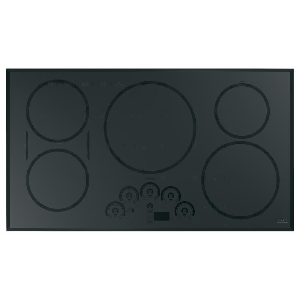 Cafe 36 In Smart Induction Cooktop In Stainless Steel With 5