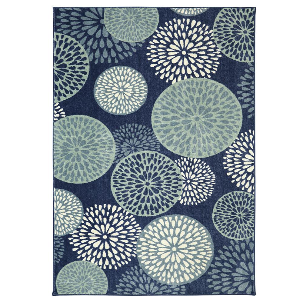 Blue Mohawk Home Area Rugs The Depot Foliage