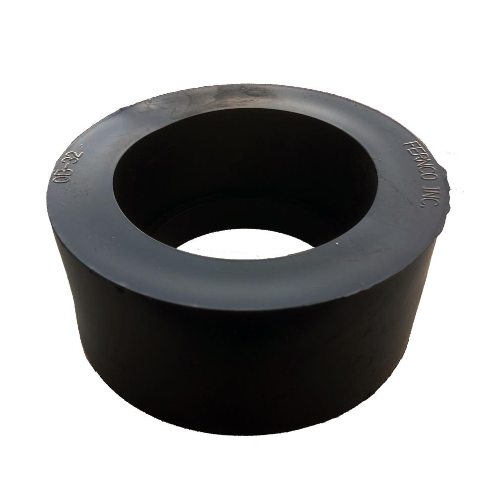 Fernco 3 in. x 2 in. Flexible PVC Compression BushingPQB32 The Home