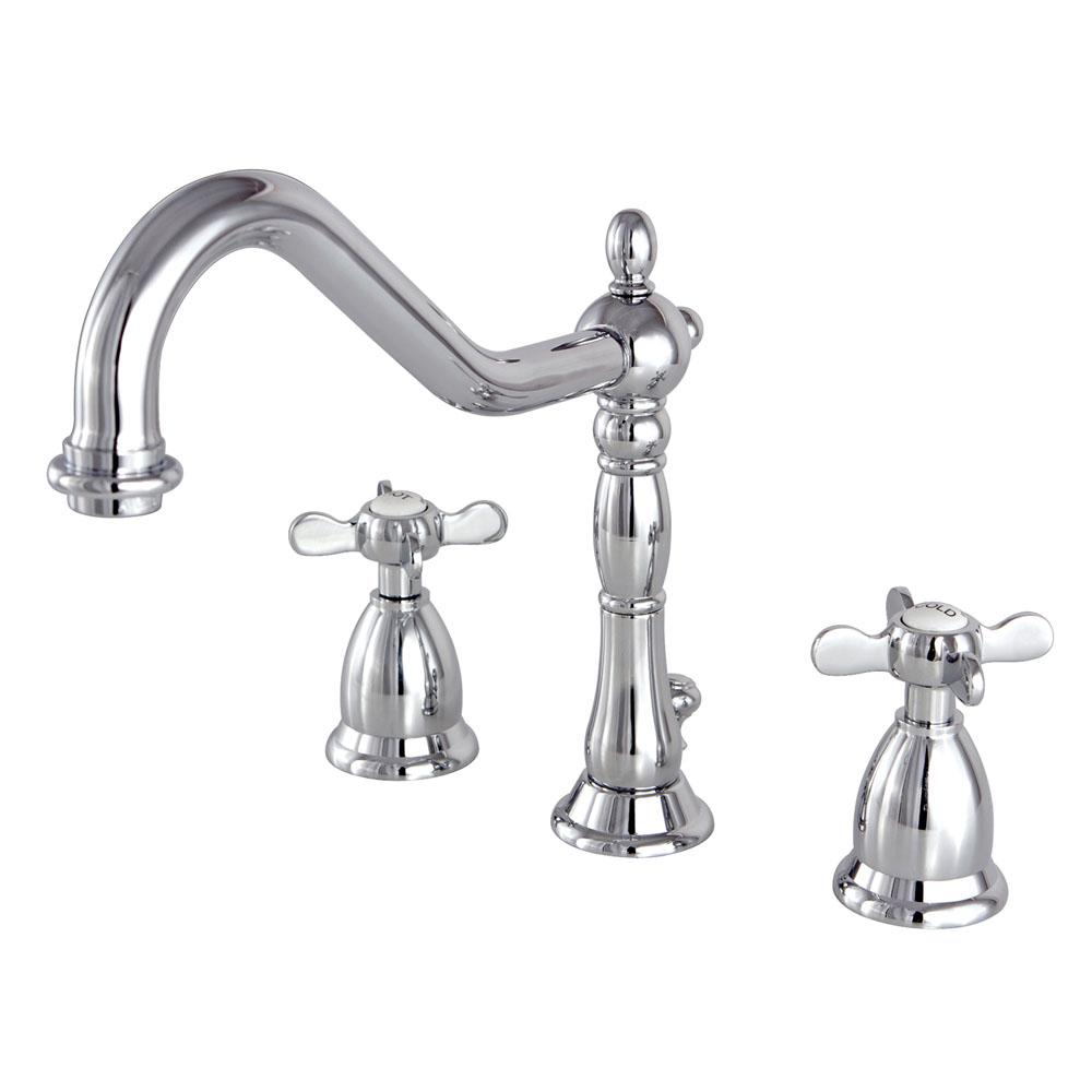 Kingston Brass Victorian Cross 8 in. Widespread 2Handle Bathroom