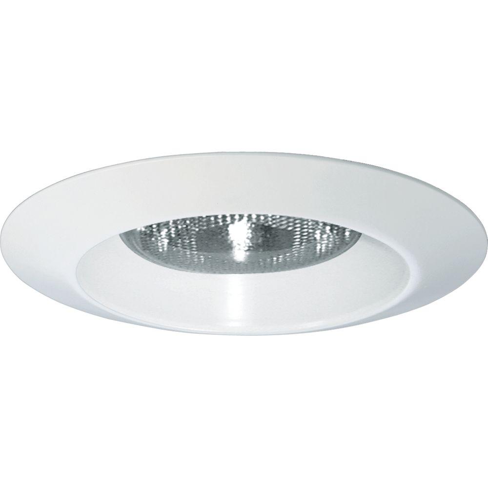 Progress Lighting 6 In White Recessed Open Splay Trim P8074 28 White Recessed Open Splay Trim