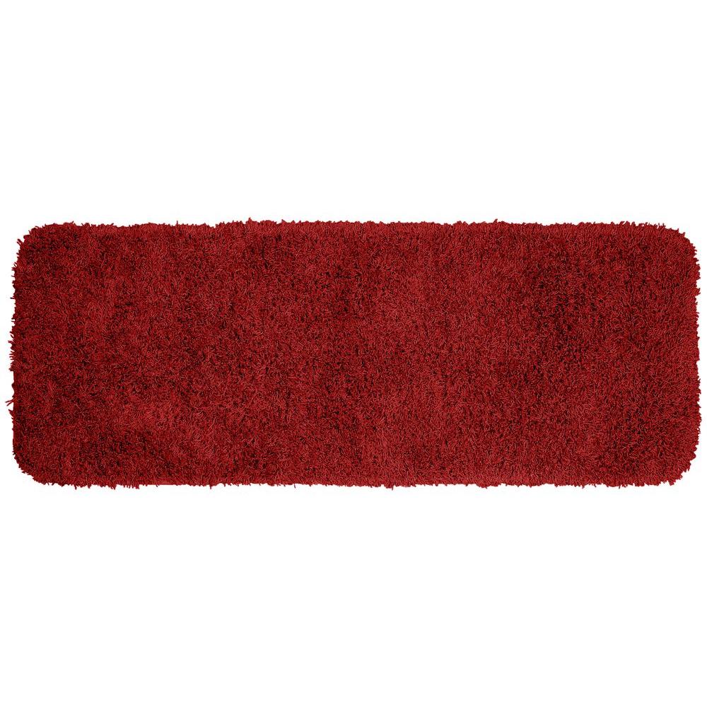 Garland Rug Jazz Chili Pepper Red 22 in. x 60 in. Washable Bathroom