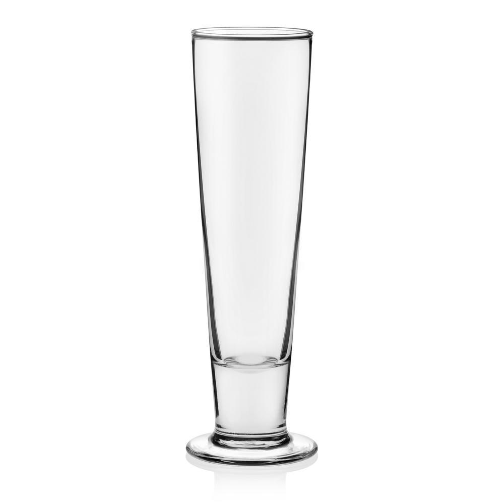 Libbey Stockholm 4 Piece Pilsner Beer Glass Set 3823 The Home Depot