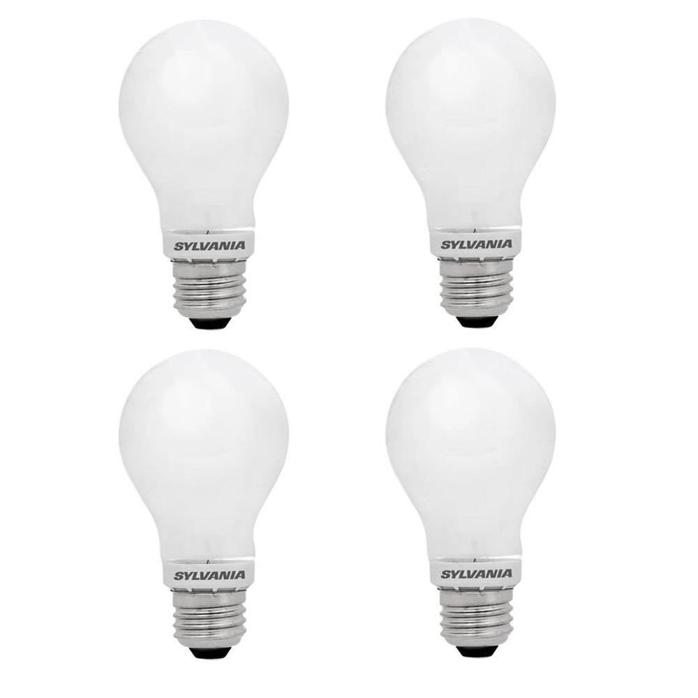Sylvania 60 Watt Equivalent A19 Dimmable Double Life Household Led Light Bulb Warm White 4 Pack Sylvania 60 Watt Equivalent A19 Dimmable Double Life Household Led Light Bulb Warm White 4 Pack