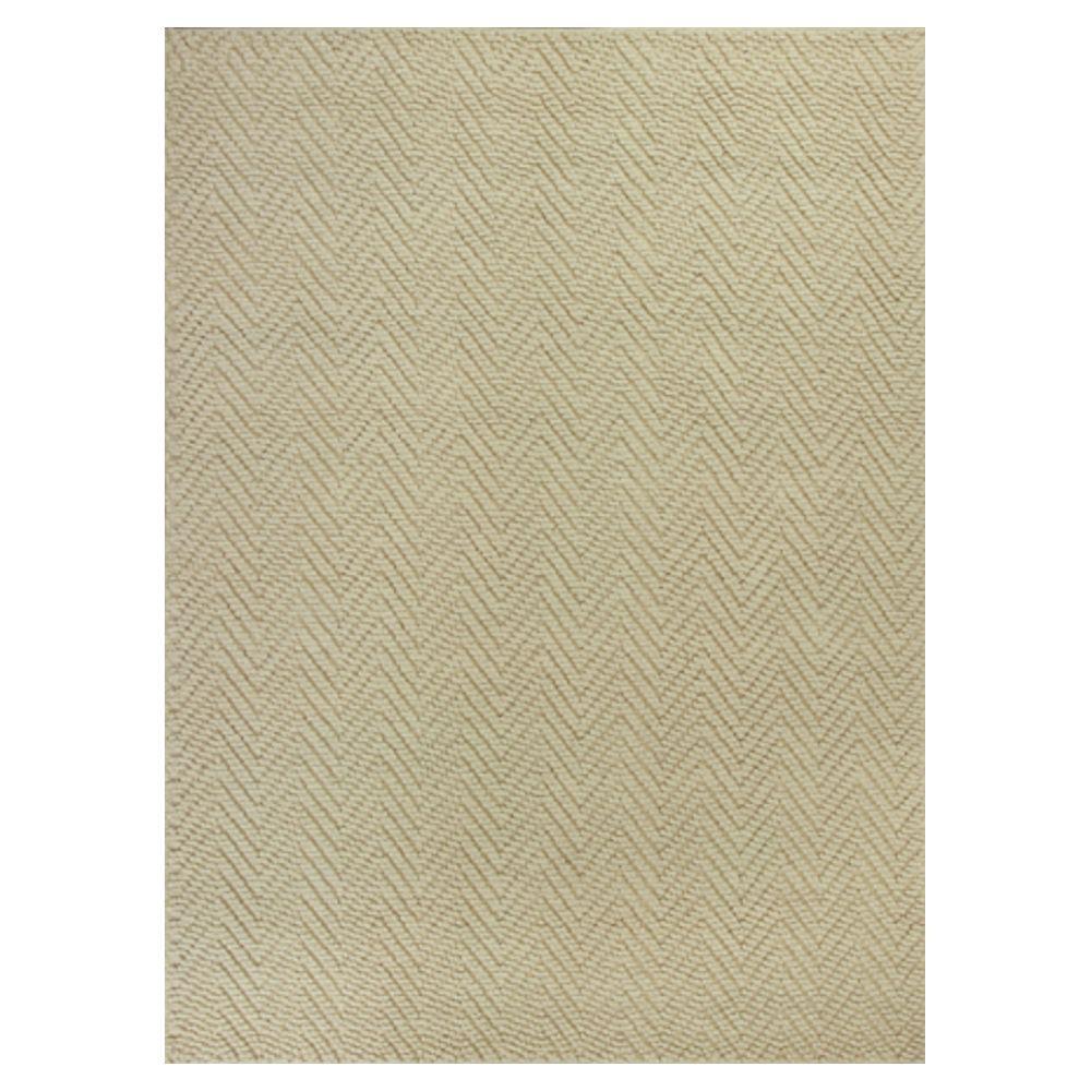 Kas Rugs Organic Herringbone Ivory 2 ft. x 4 ft. Area Rug-POR122027X45 ...