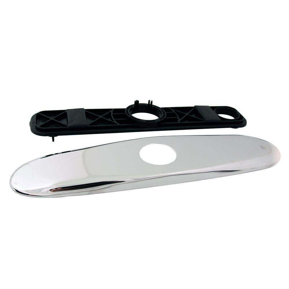 American Standard Connoisseur Jasmine Escutcheon Kit, Polished Chrome