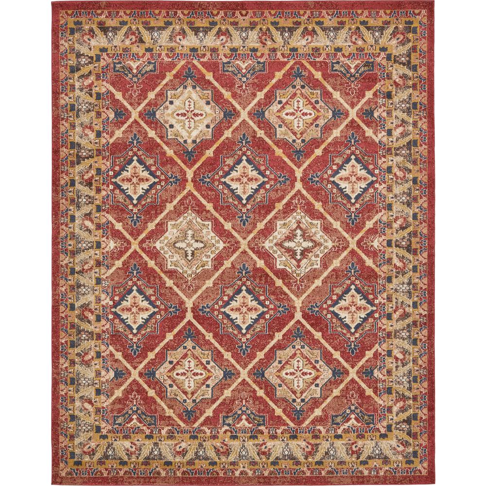 Unique Loom Arcadia Terracotta 8 ft. x 10 ft. Area Rug3135268 The