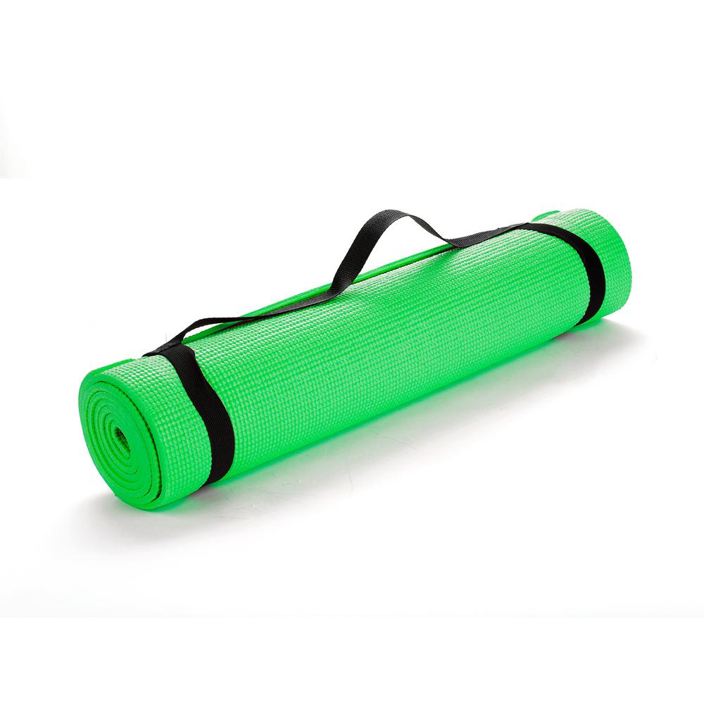 Mind Reader All Purpose Extra Thick Green Fitness & Exercise 24 in. x ...