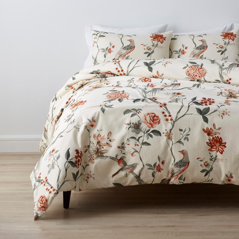 The Company Store Fairbridge Multicolored Floral Cotton King Duvet Cover50631DKMULTI The