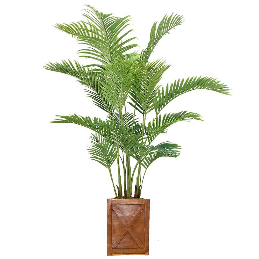 88.8 in. Tall Palm Tree Artificial Indoor/ Outdoor Lifelike Faux In 12.