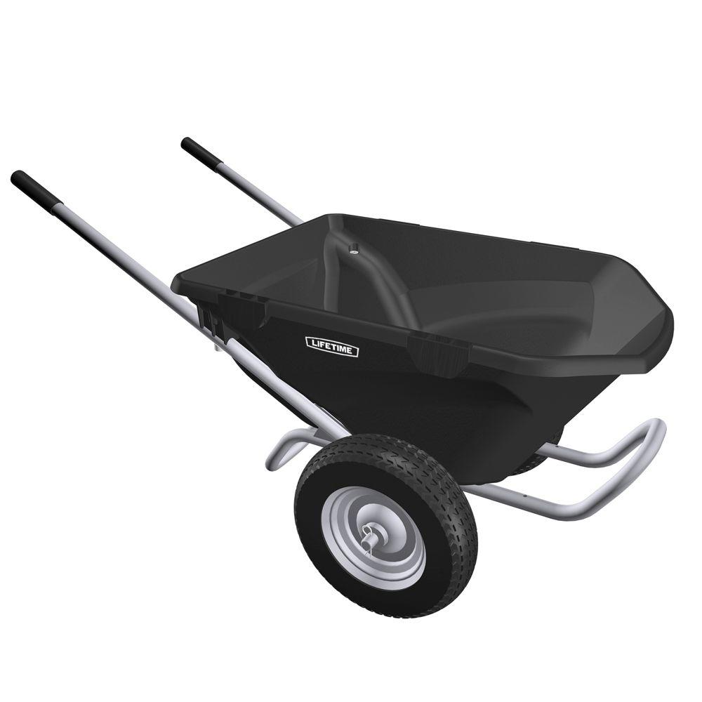 Lifetime 6.5 cu. ft. Plastic Wheelbarrow65034 The Home Depot