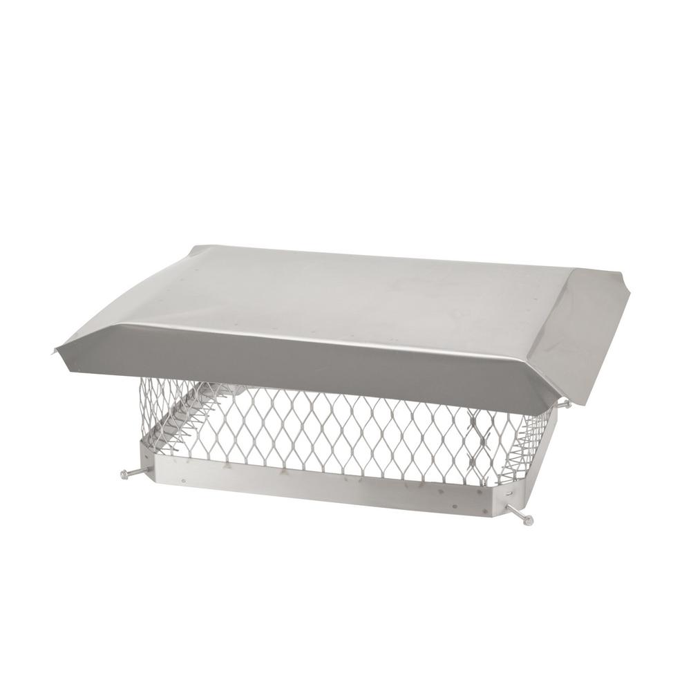 Shelter 13 In X 18 In Mesh Chimney Cap In Stainless Steel Spss1318 The Home Depot