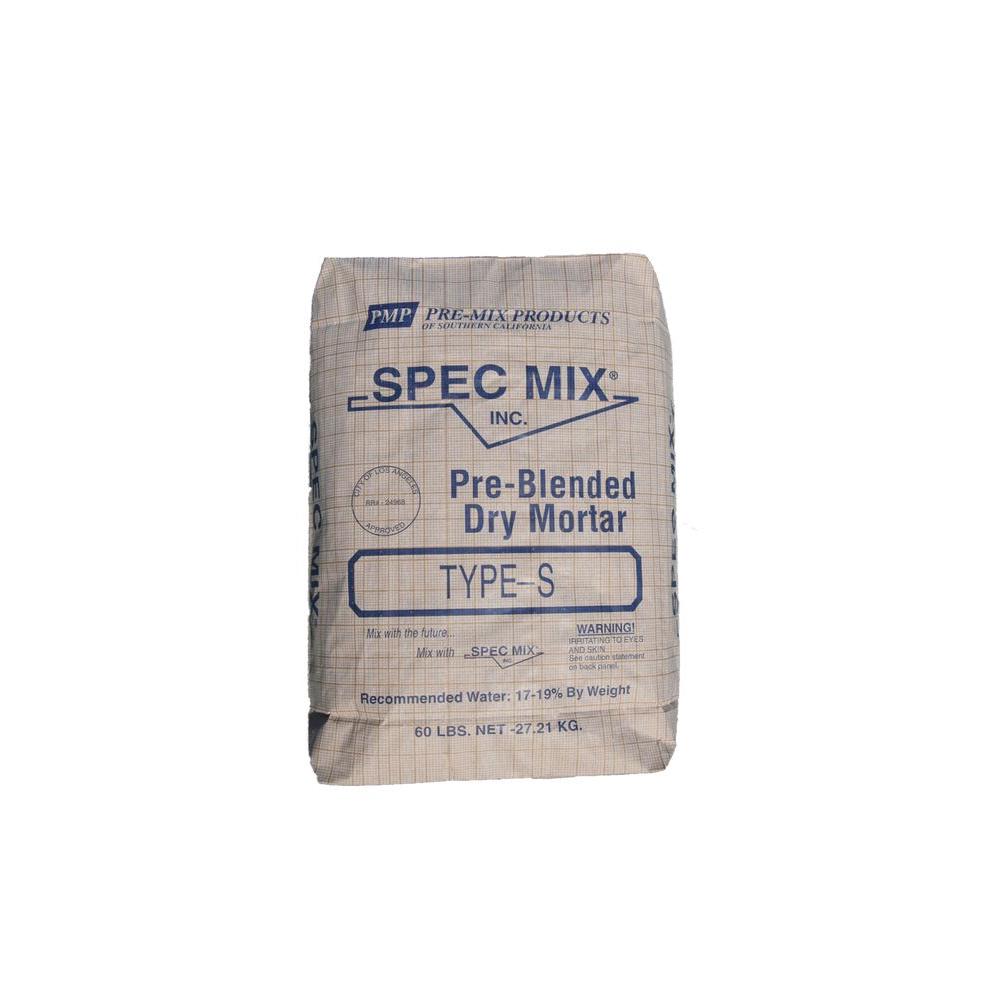 Spec Mix 60 lb. Type S Masonry Mortar0179560000 The Home Depot