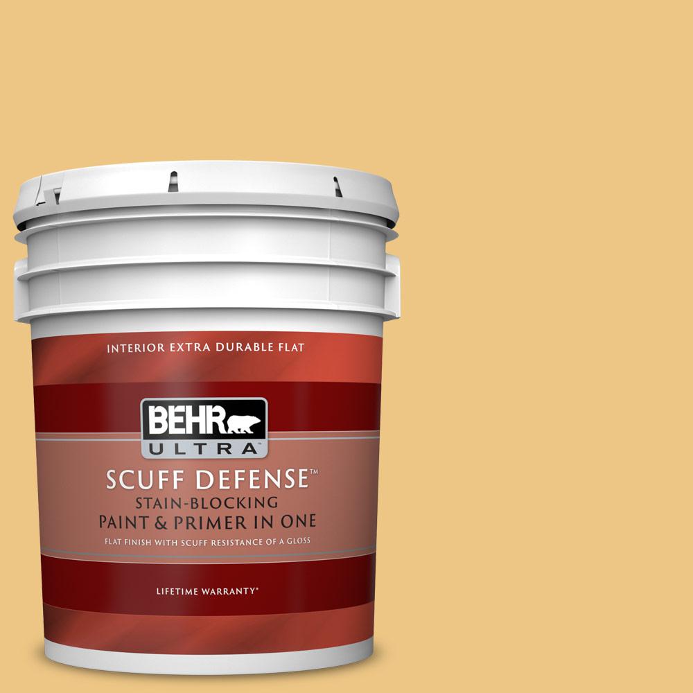 BEHR ULTRA 5 gal. M2904 Garbanzo Paste Extra Durable Flat Interior