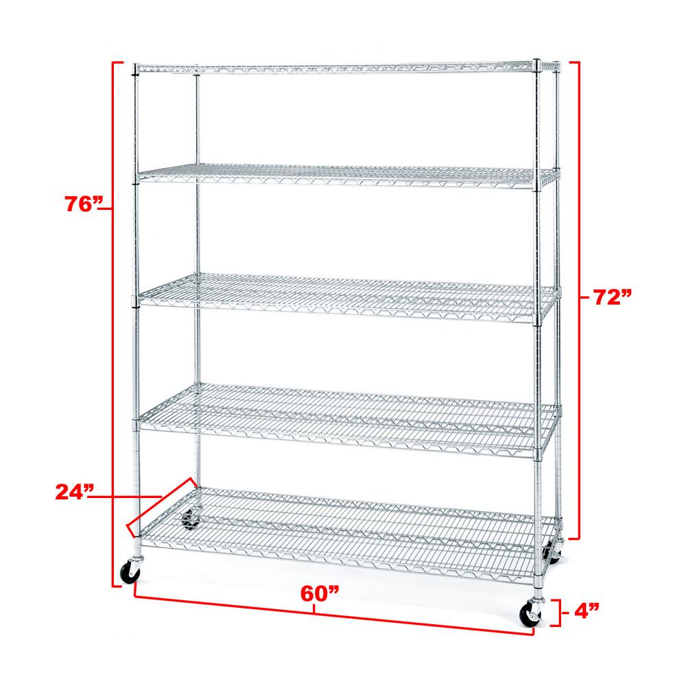 atticus 4 tier shelf