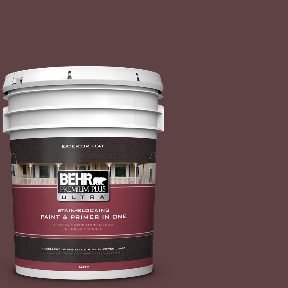 BEHR Premium Plus Ultra 5gal. SG700 Wild Raisin Flat BEHR Premium Plus Ultra 5gal. SG700 Wild Raisin Flat
