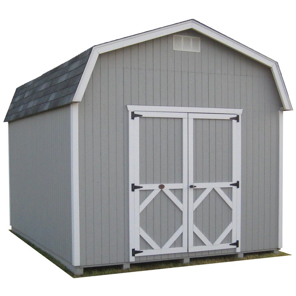 little cottage co. classic gambrel 10 ft. x 10 ft. wood