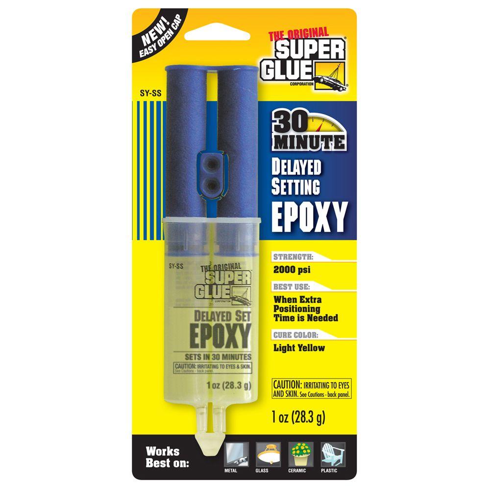 Super Glue 1 oz. Delayed Setting Epoxy (12Pack)SYSS The Home Depot