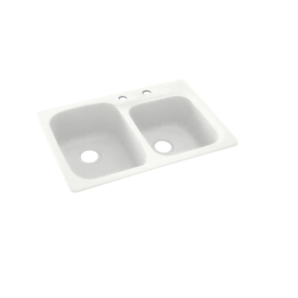 Kitchen Sinks Swanstone Qz03322ed 077 4 4 Hole Granite Kitchen Sink Nero 22 X 33 Double Bowl