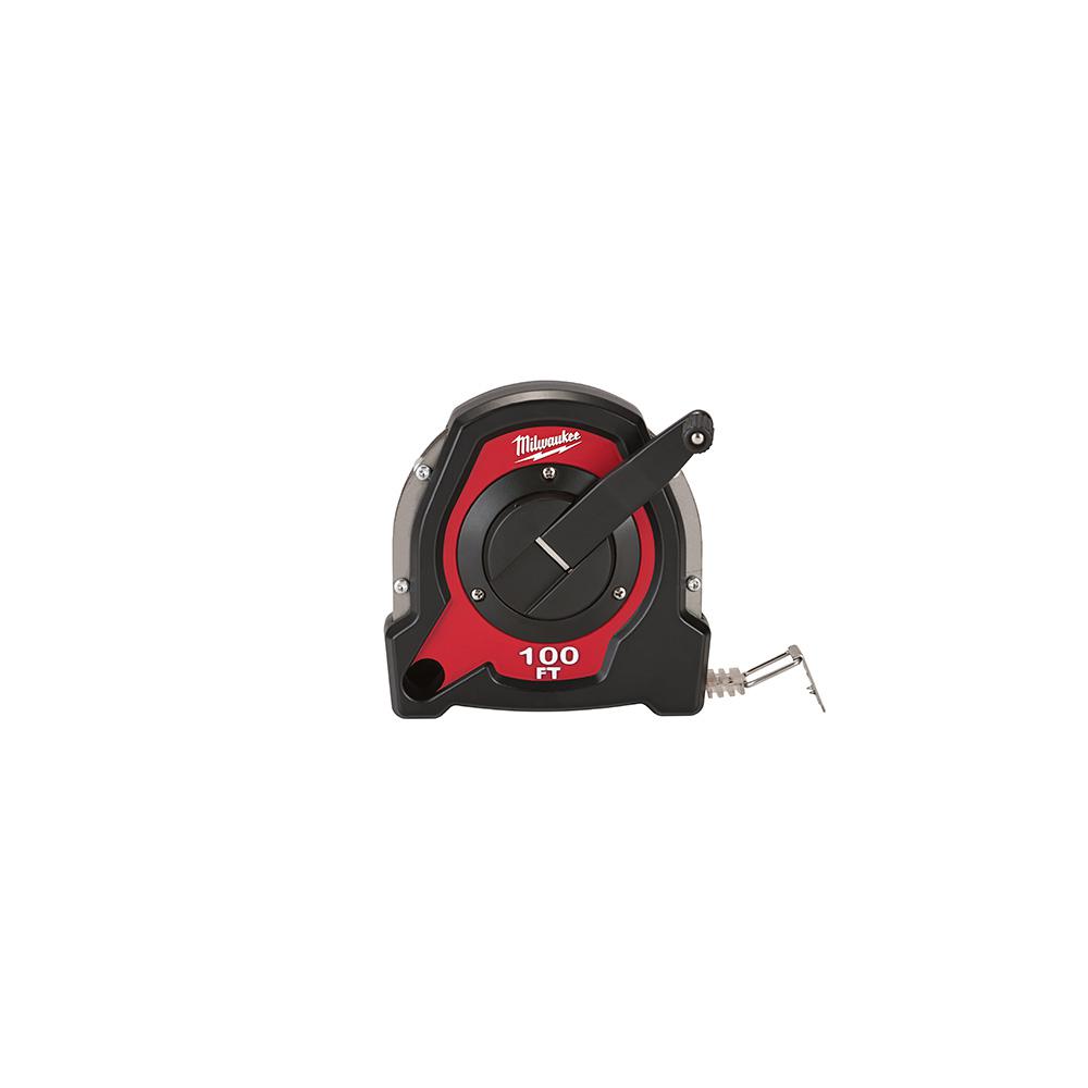 Milwaukee 100 ft. Closed Reel Long Tape Measure48225101 The Home Depot
