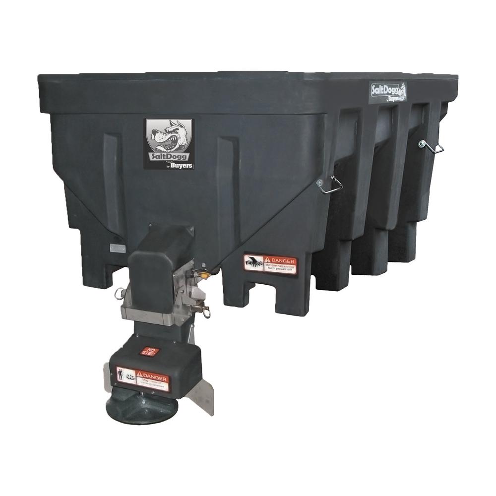 SaltDogg 1.5 cu. yds. Electric Black Poly Hopper Salt SpreaderSHPE1500