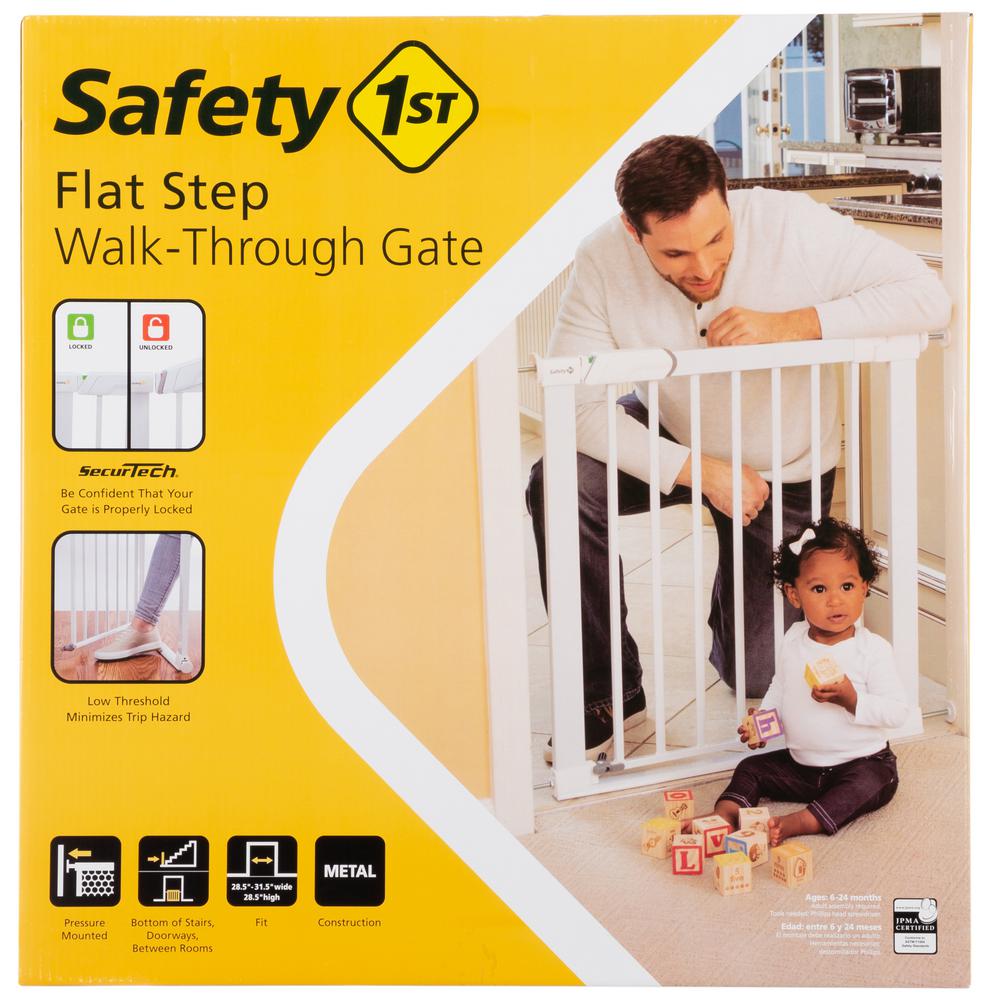 flat step baby gate