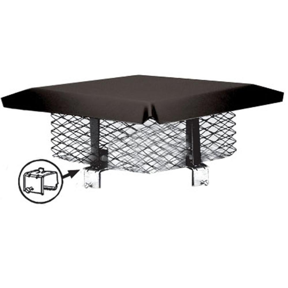 Master Flow 9 In X 18 In Galvanized Steel Adjustable Chimney Cap