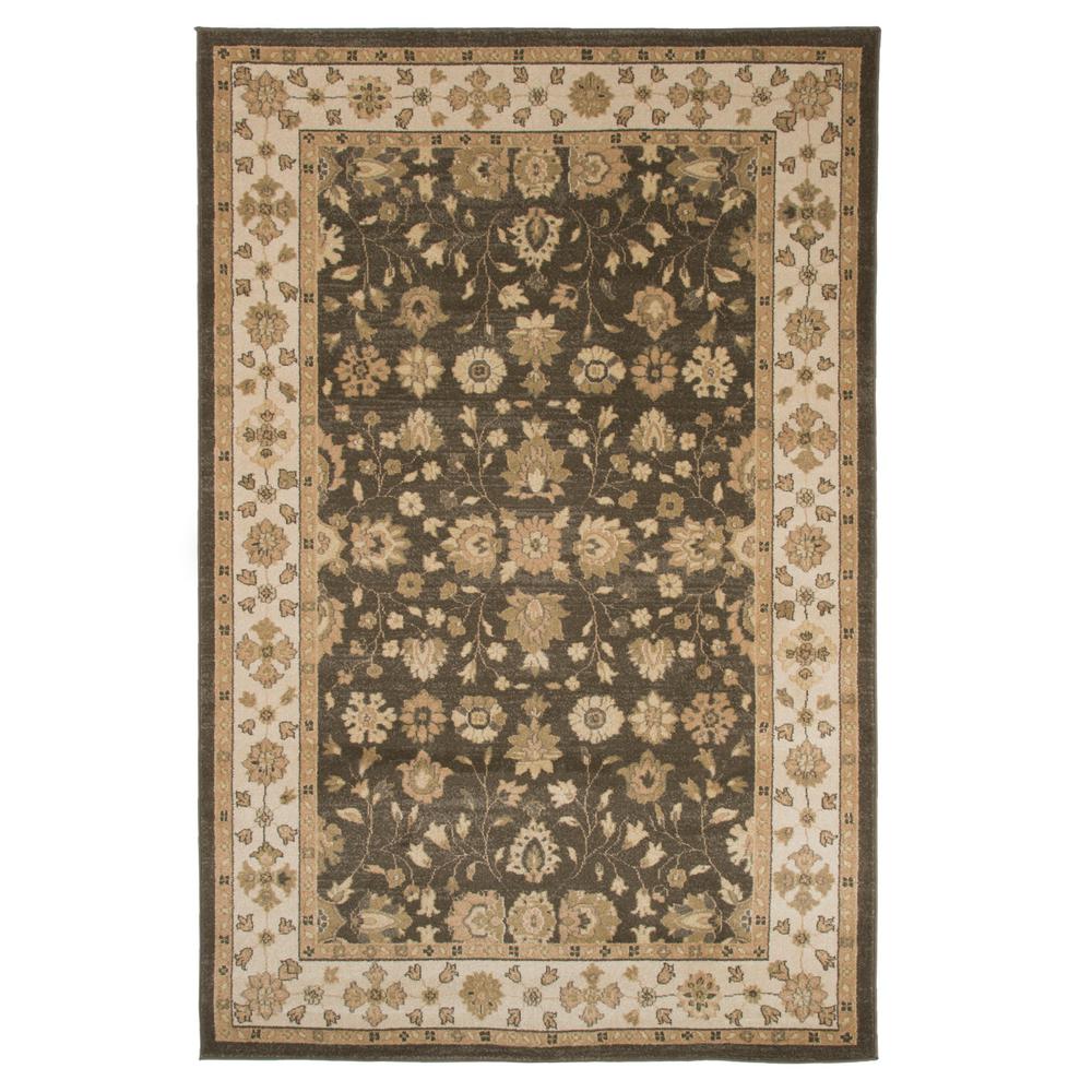 Kas Rugs Vintage Treasures Beige/Brown 5 ft. 3 in. x 7 ft. 7 in. Area