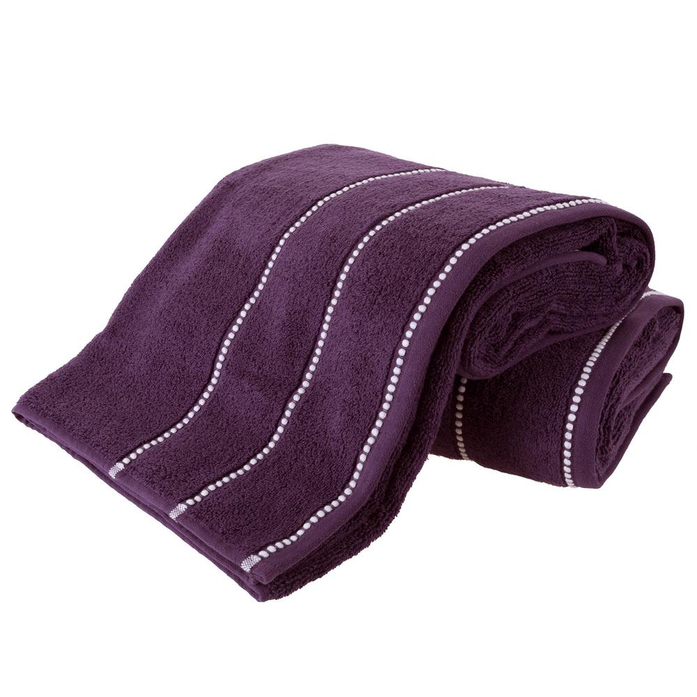 8 Piece Purple Solid Bath Towel Set 8 Piece Purple Solid Bath Towel Set