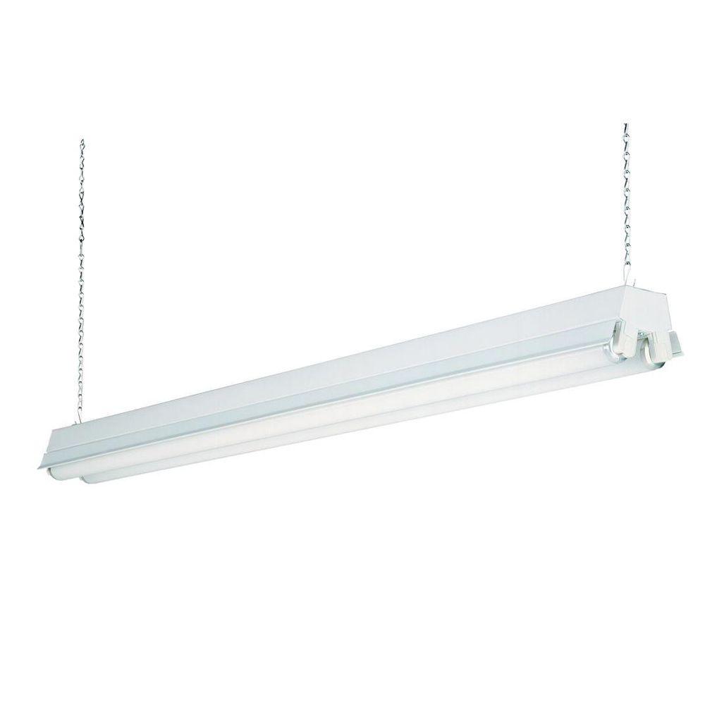 Strip Lights Commercial Lighting The Home Depot 2 Light White T8 Fluorescent