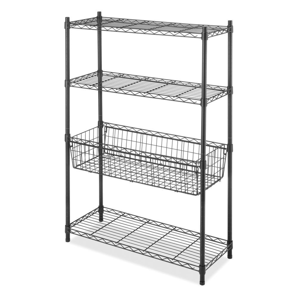 Whitmor Supreme 36 in. H x 54 in. W x 14 in. D 4Tier Wire Shelving