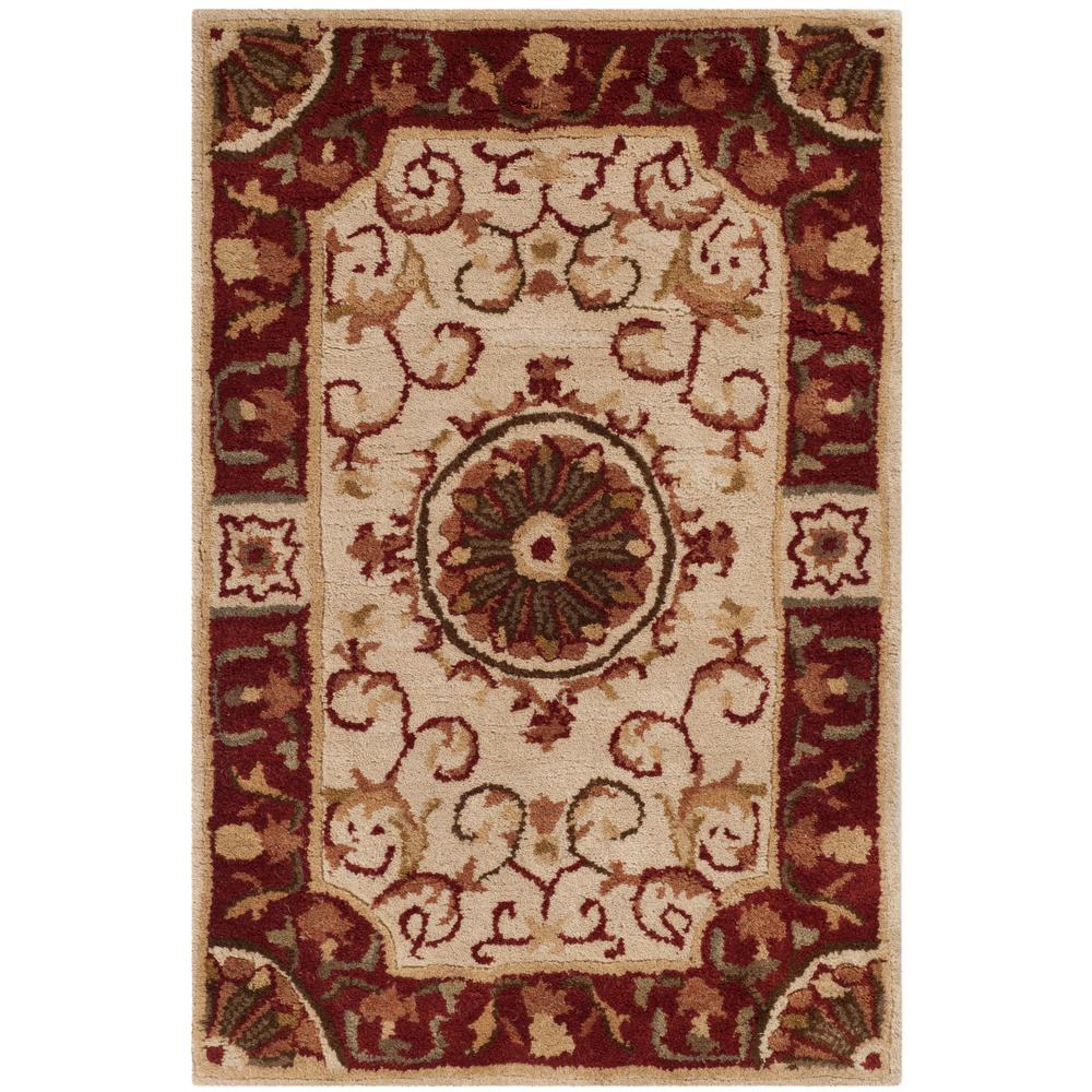 Safavieh Empire Ivory Red 2 Ft X 3 Area Rug - Safavieh Ivory And Red Area Rug Safavieh Empire Ivory Red 2 Ft X 3 Area Rug - Safavieh Ivory And Red Area Rug