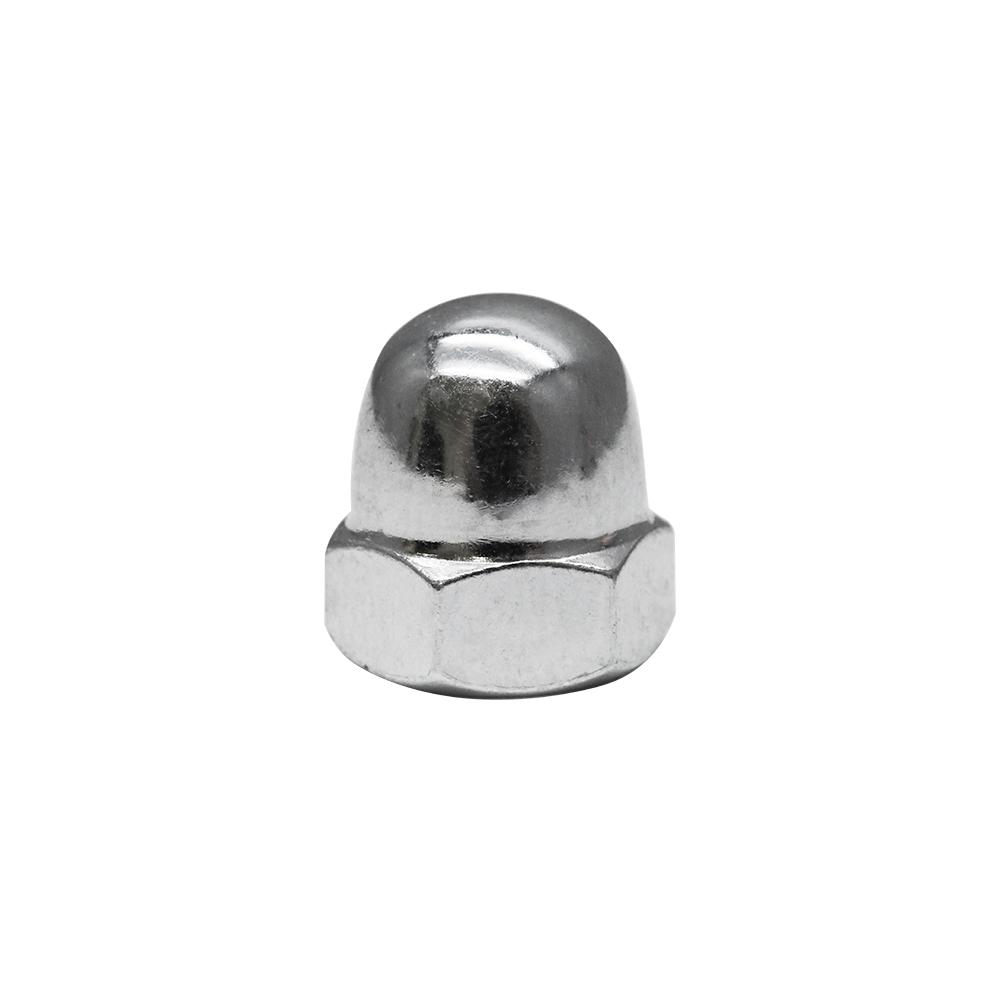 1 4 In 20 Zinc Plated Cap Nut 4 Pack