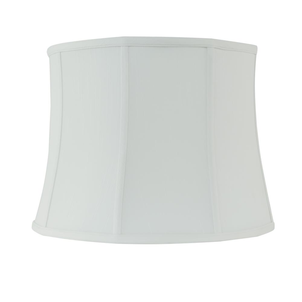 Rembrandt 16 In Dia X 12 H Creme Linen Drum Lamp Shade 13 H Creme Linen Drum Lamp Shade