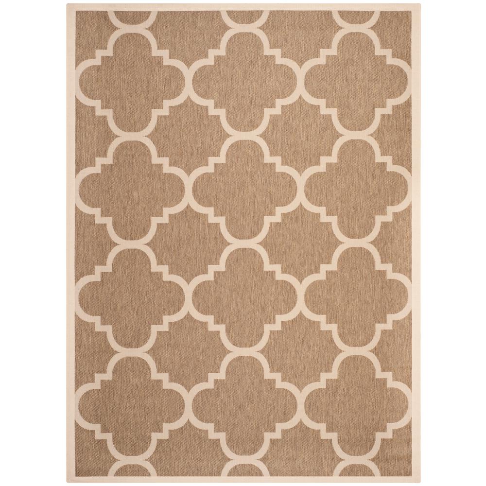 Safavieh Courtyard Brown 9 ft. x 12 ft. Indoor/Outdoor Area RugCY62432429 The Home Depot