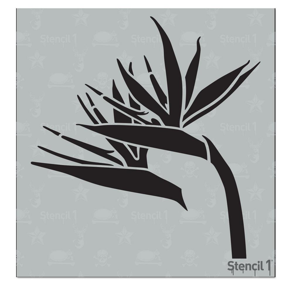 Stencil1 Succulent Agave Small StencilS1_01_306_S The Home Depot