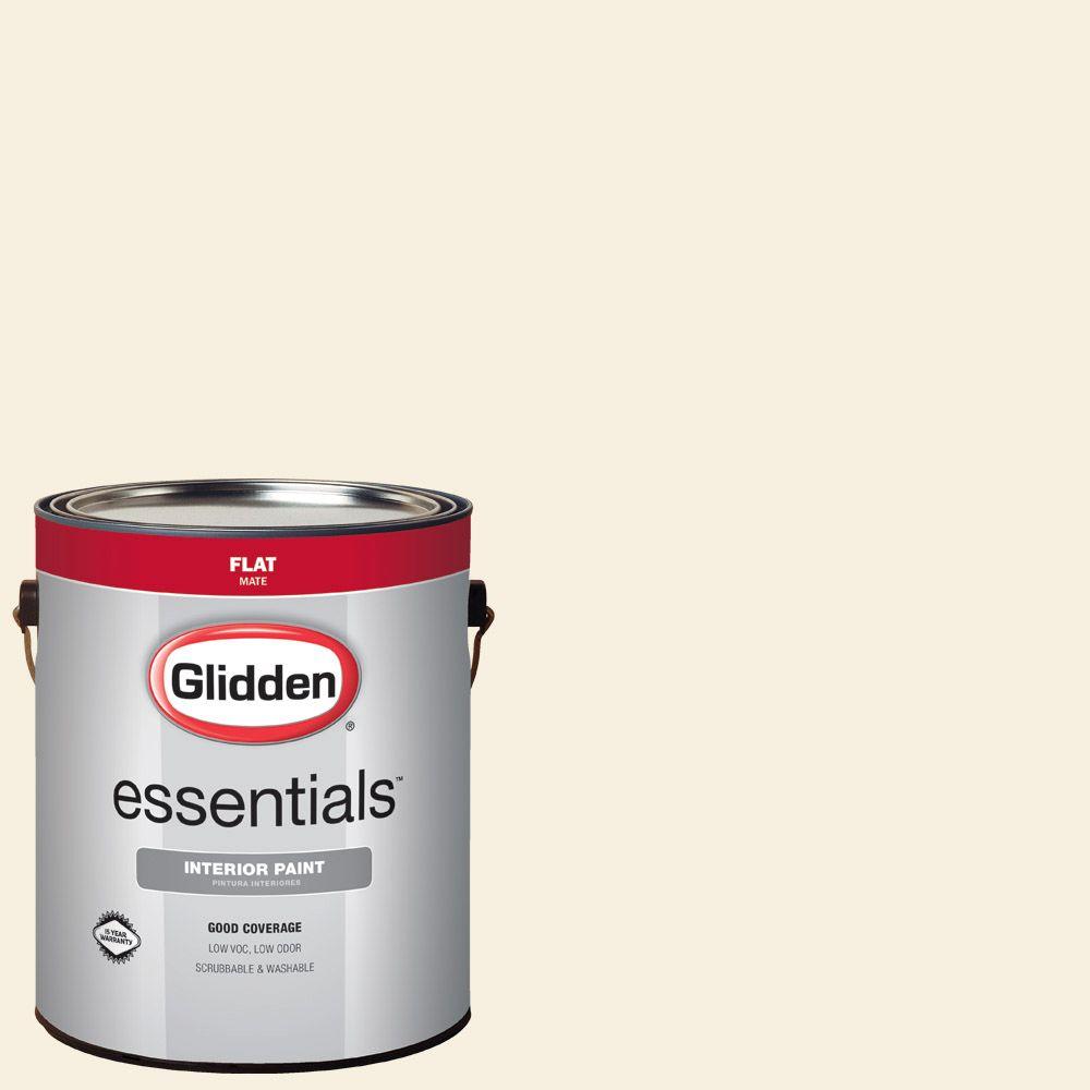 Glidden Essentials 1 Gal Hdgy30u Linwood Beach White Flat Interior Hdgy30u Linwood Beach White Flat Interior Paint